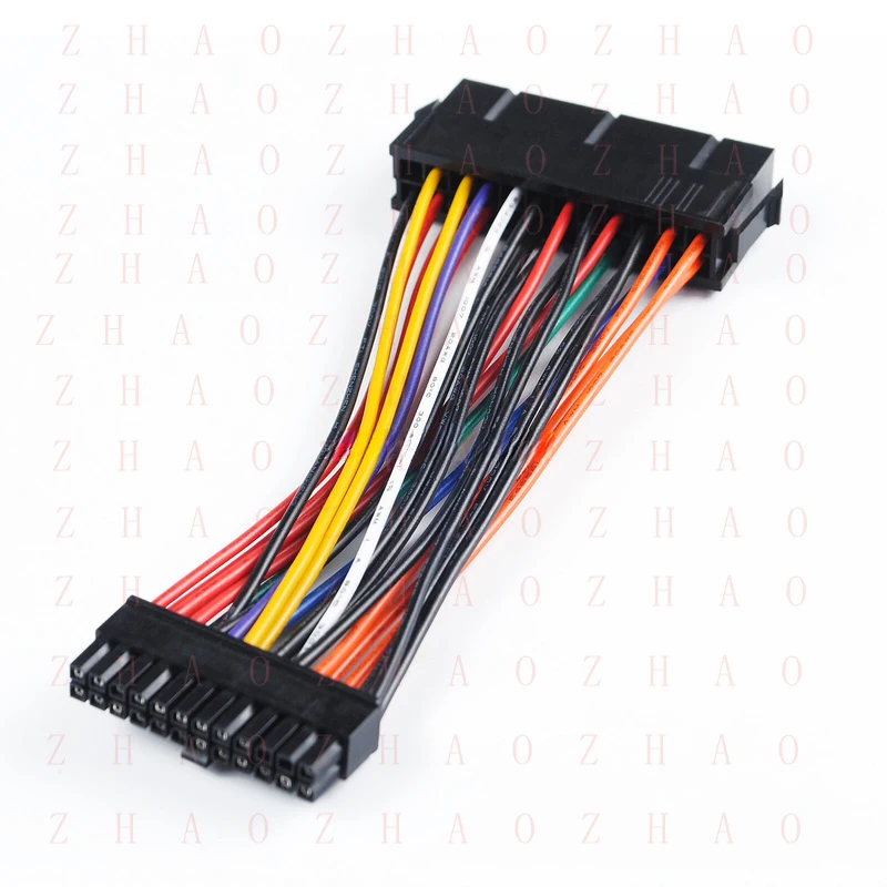 L+ ATX Power Supply 24 Pin to Mini 24 Pin Cable For Dell Optiplex 760 780 960 980