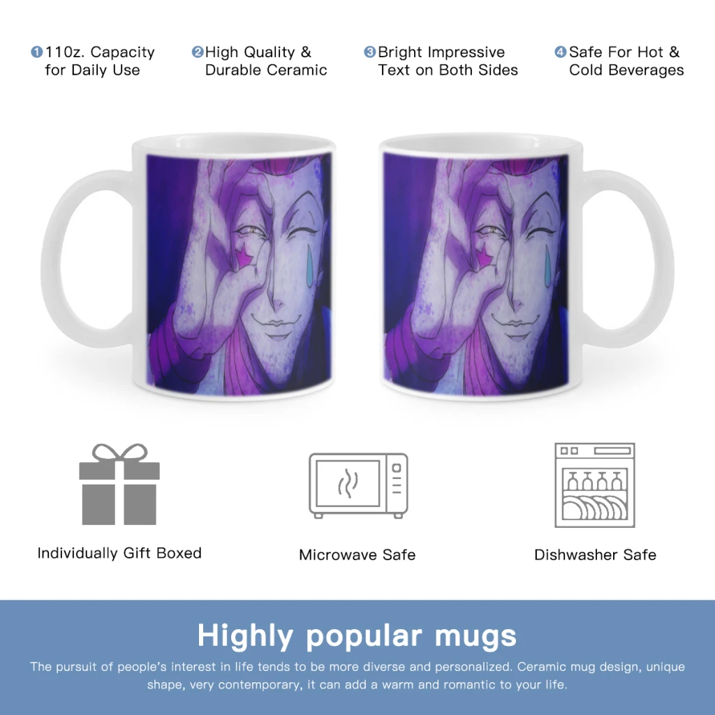 

Anime HUNTER x HUNTER Gon Zoldyck Hisoka Free shipping Ceramic Cup Coffee Oatmeal Breakfast Cup Creative Personality Mug