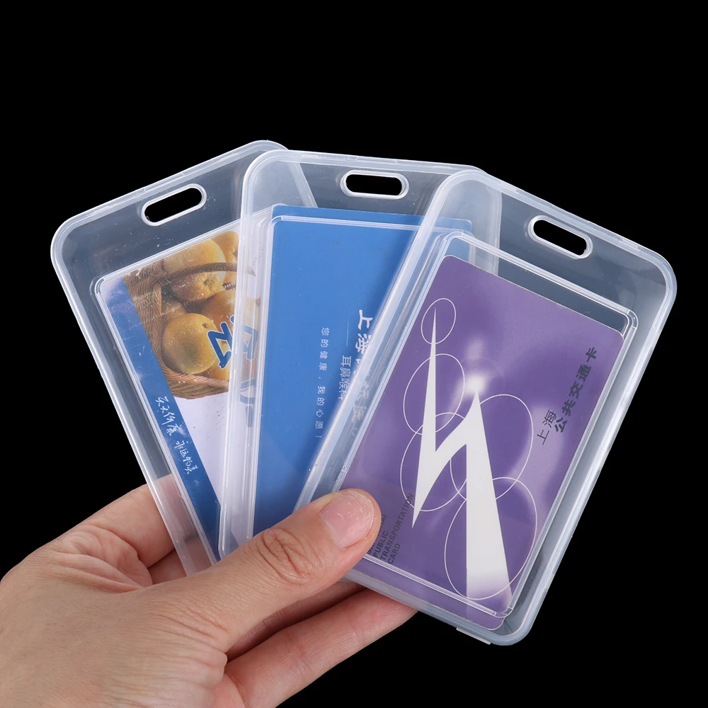 10pcs Waterproof Transparent Card Cover Women Men Student Bus Card Holder Case Business Credit Cards Bank ID Card Sleeve Protect