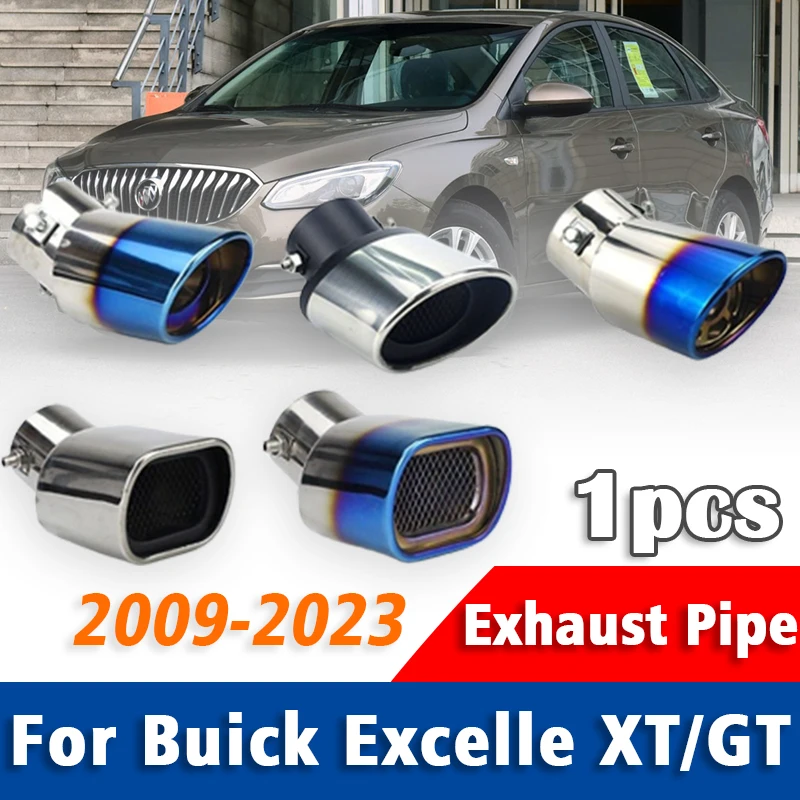 

1Pcs For Buick Excelle XT GT 2009-2023 Stainless Steel Exhaust Pipe Muffler Tailpipe Muffler Tip Rear Tail Throat Accessories