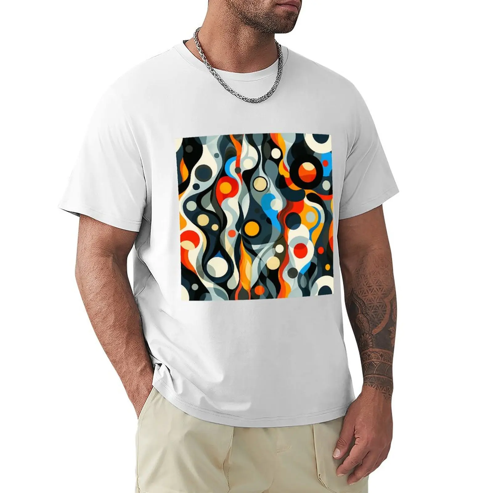 Exploring Permutation Through Minimalist Art T-shirt kawaii clothes korean fashion fruit of the loom mens t shirts