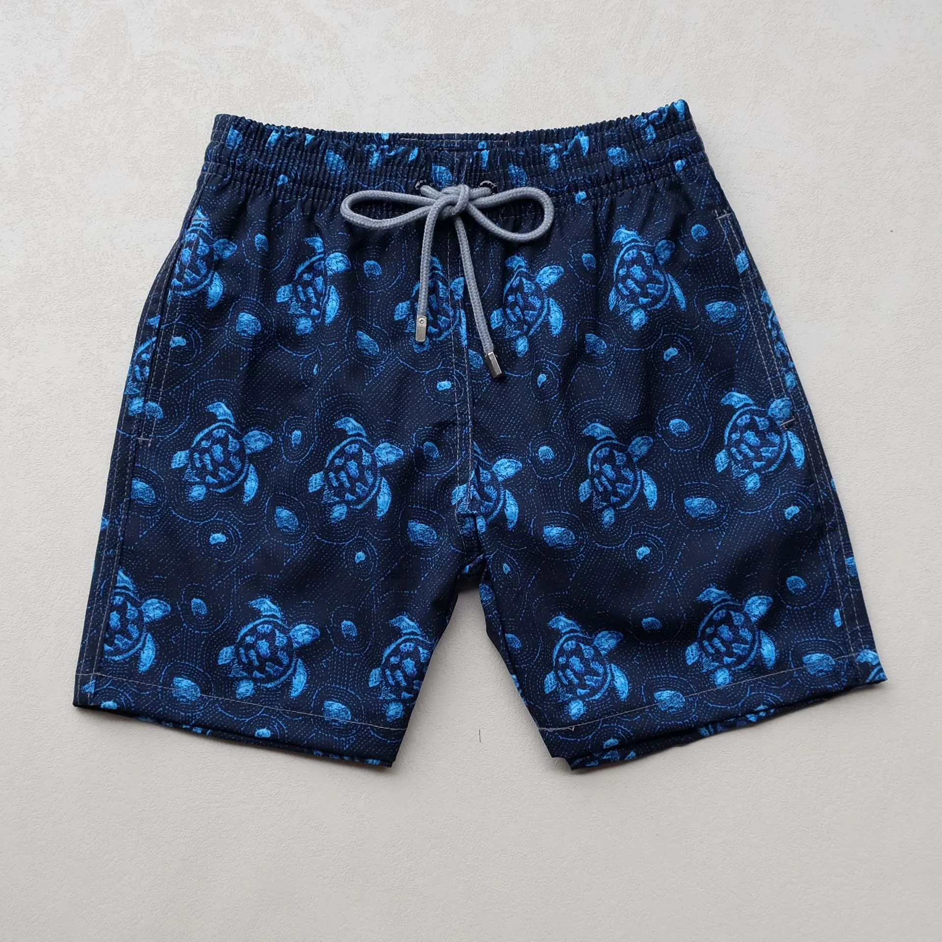 Pantalones de playa de secado rápido para niños, bañador elástico de 4 vías, pantalones cortos de surf, traje de baño, 6-14