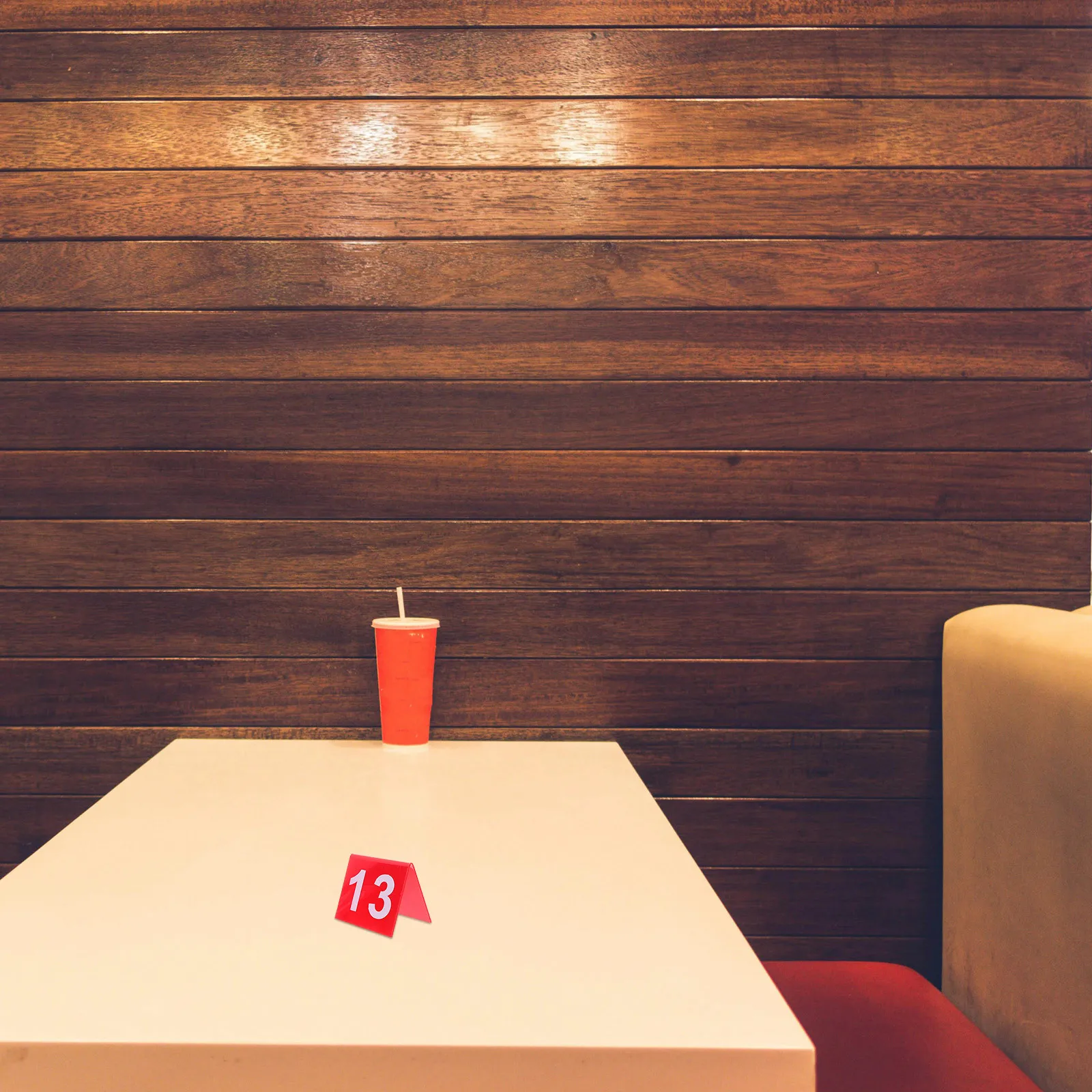 

15Pcs Acrylic Table Number Holders Minimalist Number Signs for Restaurant Wedding Reception Party Banquet Seating Placement