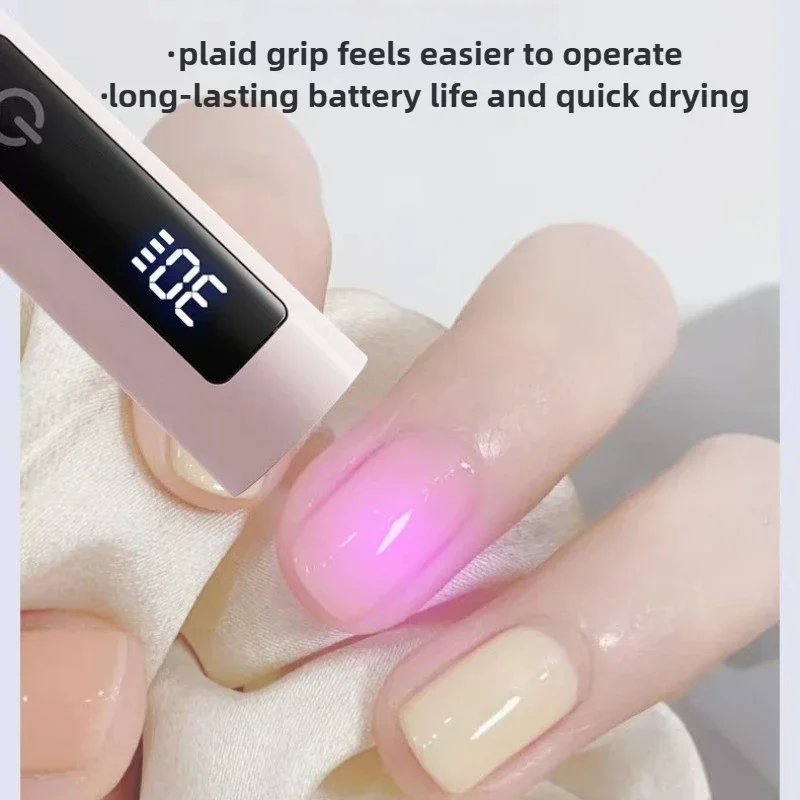USB Rechargeable Handheld Nail Dryer Lamp UV/LED Quick Dry Gel Polish Curing Tool for All Gel Polishes Nail Art Lamp