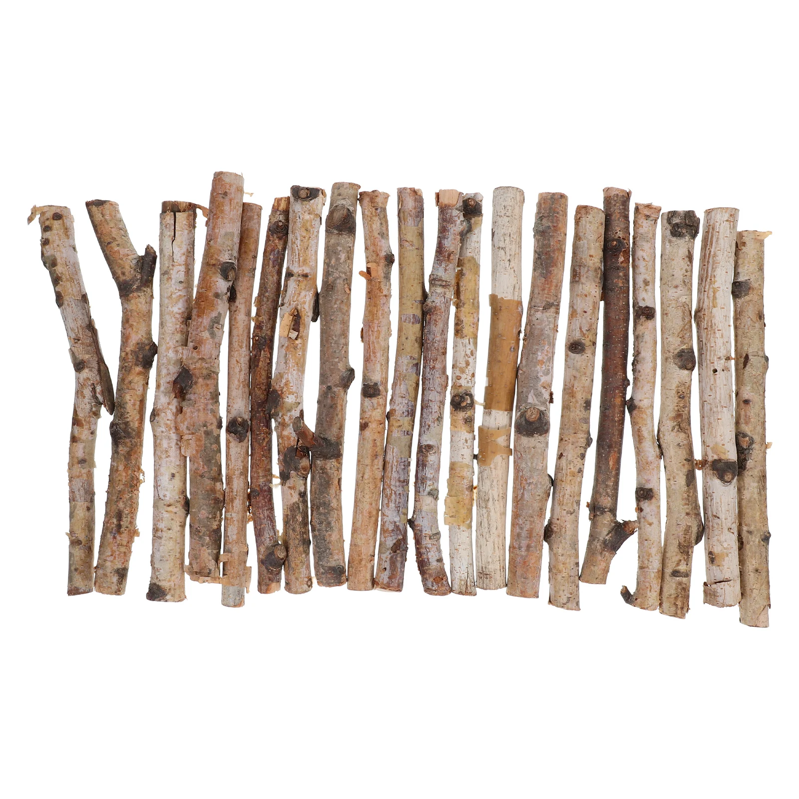 

20pcs Bark Sticks Wooden DIY Craft Dry Branches Photo Props Christmas Decor Rustic Event Home Wreaths Sewing Accessories