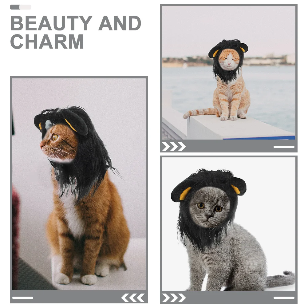 Gorro para gato y mascota, gorro de Cosplay Adorable y portátil ligero para Halloween, foto de fiesta, disfraz para mascota, gorro para cachorro, gorro para gato de Halloween