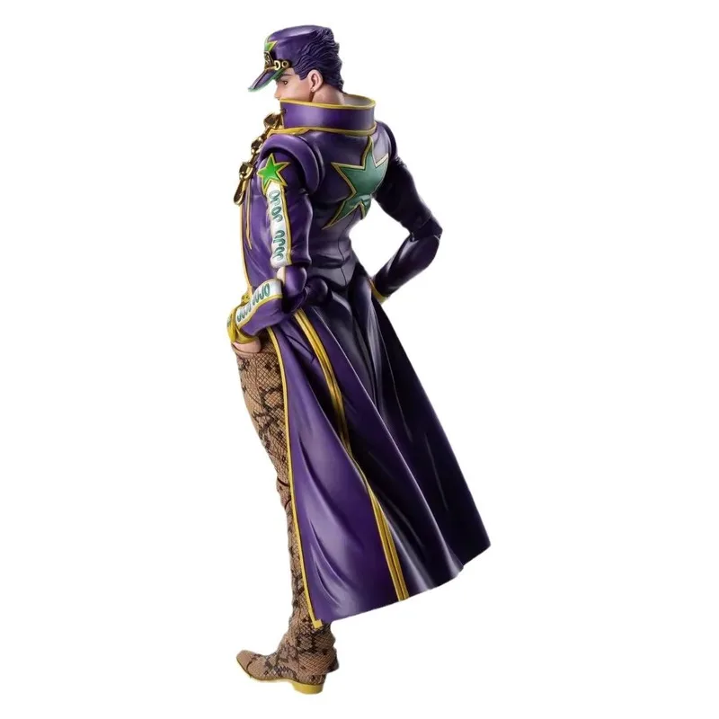 Medicos Jojo Bizarre Adventure Jotaro Kujo Stone Ocean Super Action Statue Articulated Boxed Collectible Figure For Anime Fans view 5