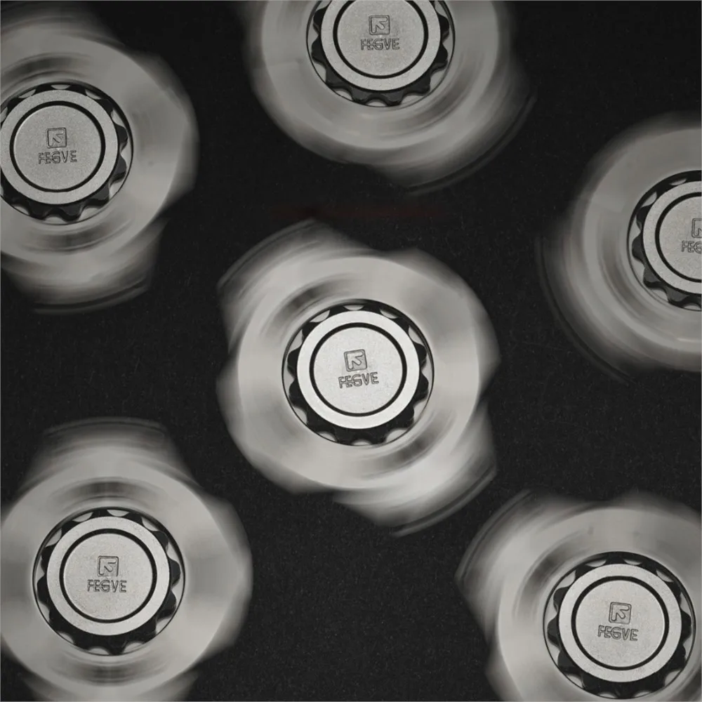 FEGVE EDC Square Fidget Spinner Giocattolo antistress Fidget Toys per adulti Design originale Multi-lama Fidget Spinner
