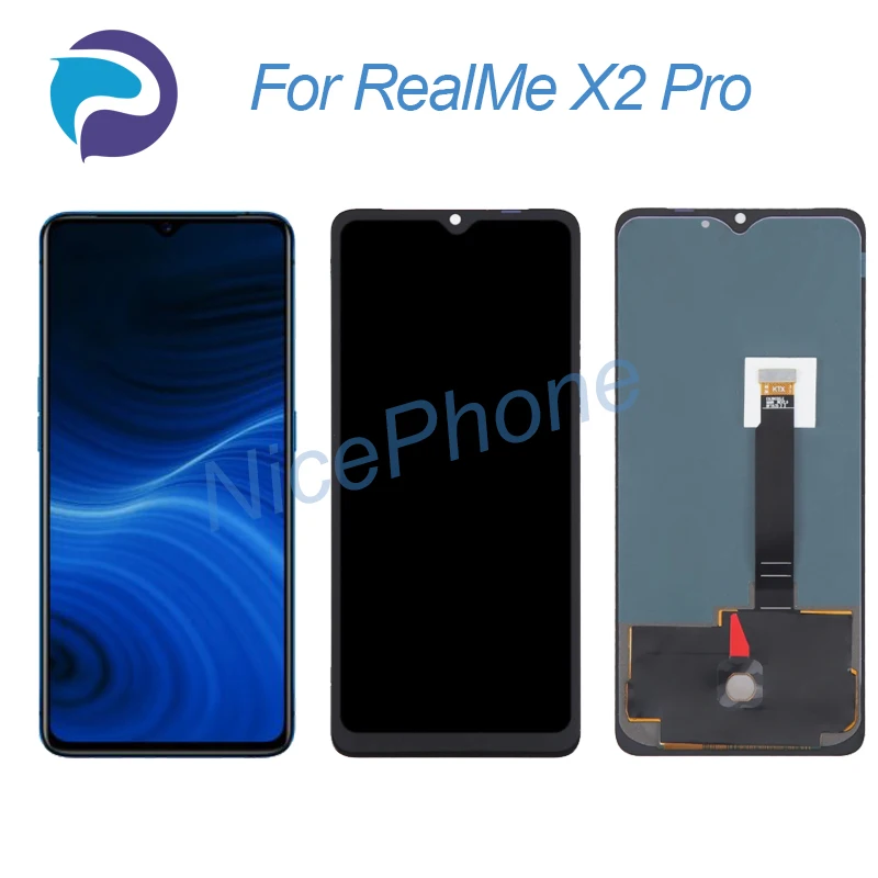 

For RealMe X2 Pro LCD Display Touch Screen Digitizer Assembly Replacement 6.5" RMX1931 For RealMe X2 Pro Screen Display LCD