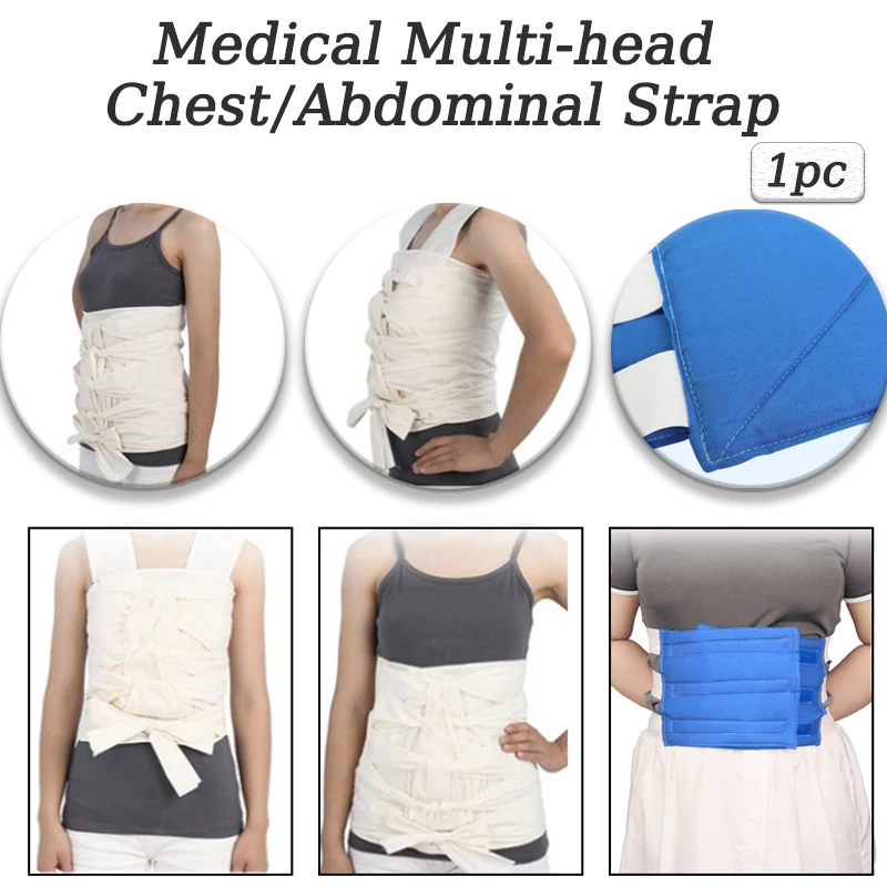 3 Styles Multi-head Chest Strap/Abdominal Strap for Postoperative Bandaging Cesarean Recovery Pain Relief and Waist Protection
