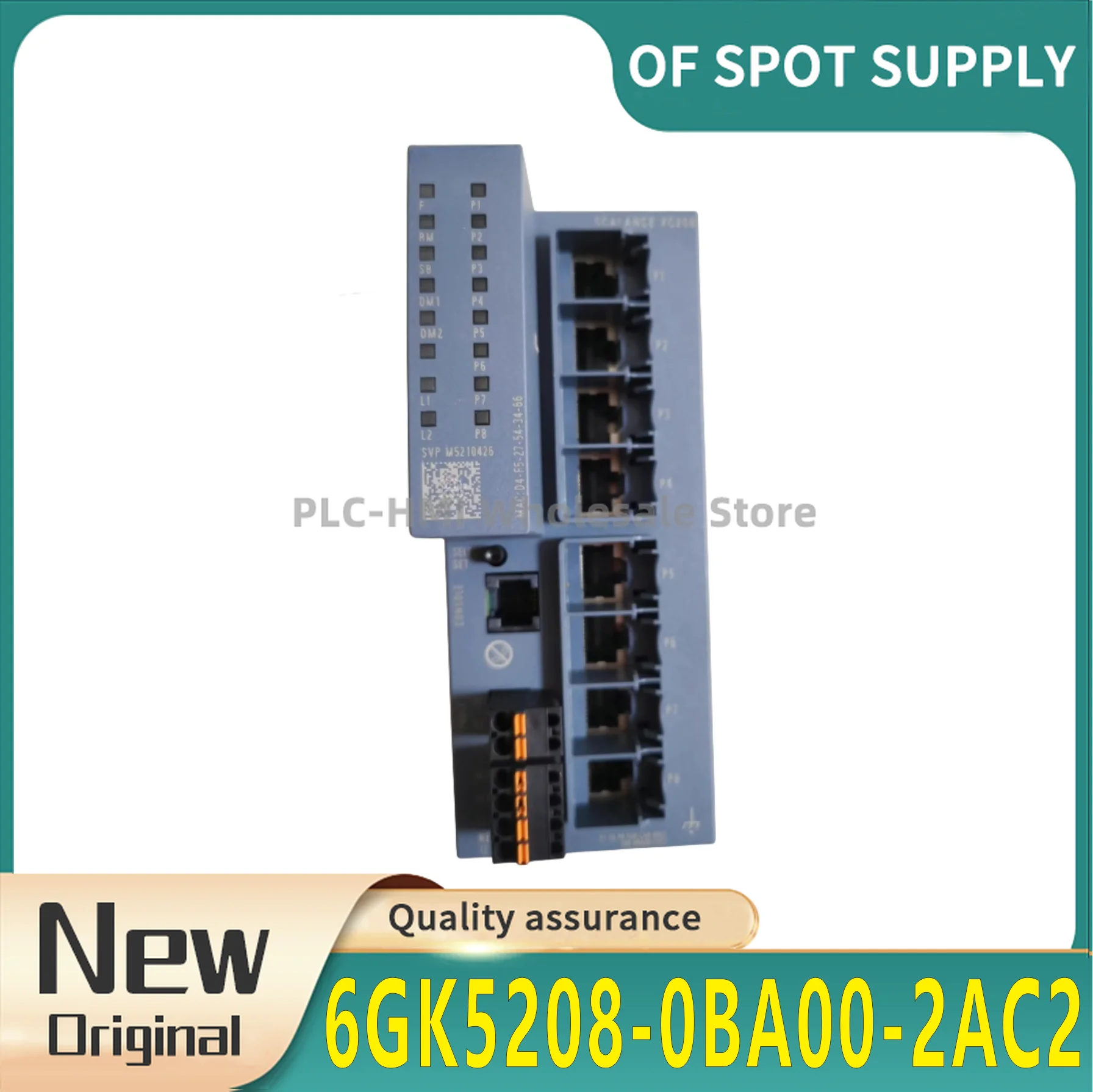New original 6GK5208-0BA00-2AC2 208 management IE switch