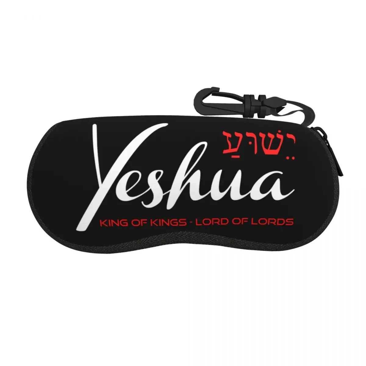 Custom Yeshua Jesus Christian Shell Eyeglasses Case Men Women Cute Glasses Case Sunglasses Box Pouch