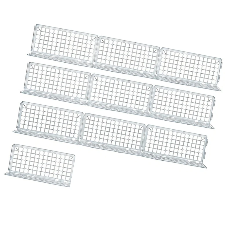 Under Bed Blocker with Openwork Plastic Panels for Stopping and Loose Items from Rolling Beneath Furniture JOMD