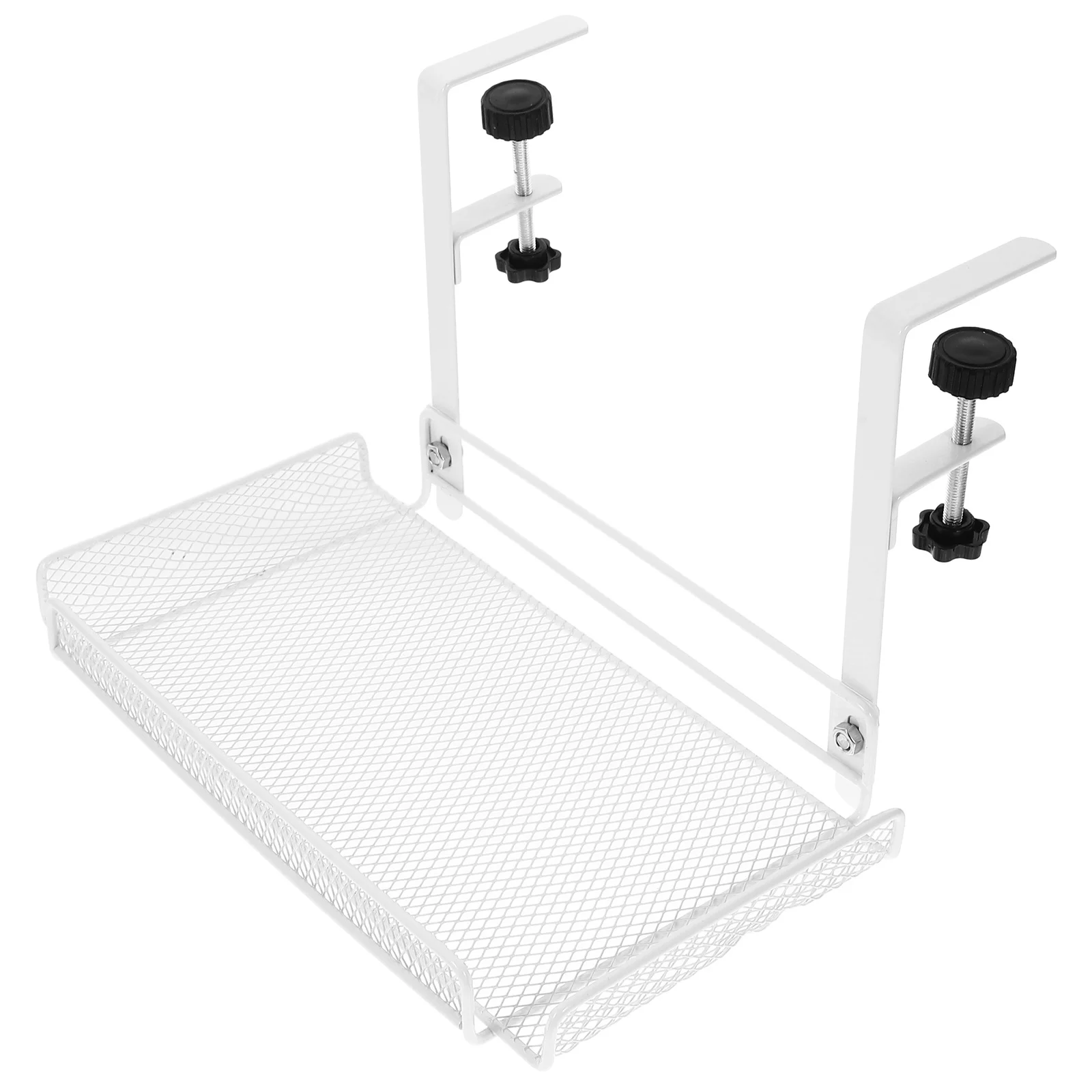 

Cable Management Tray Under Desk Cord Organizer Metal Wire Holder For Keyboard Cable Storage Rack Under Desk