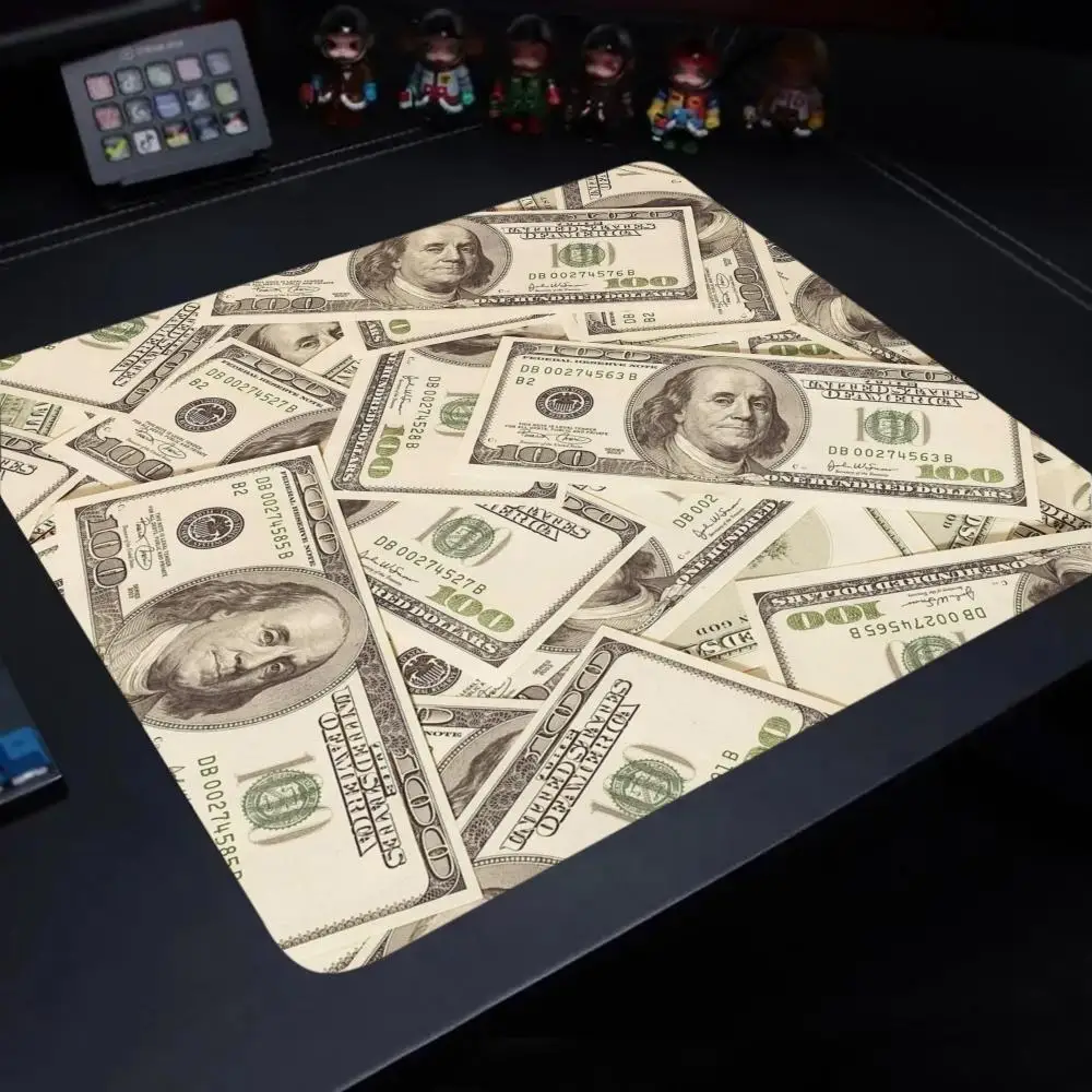 

Dollar Mouse Pad 40X45 Large Square Computer Office Game Table Mats Rubber Anti-slip Laptop Mousepads Small Desk Pads