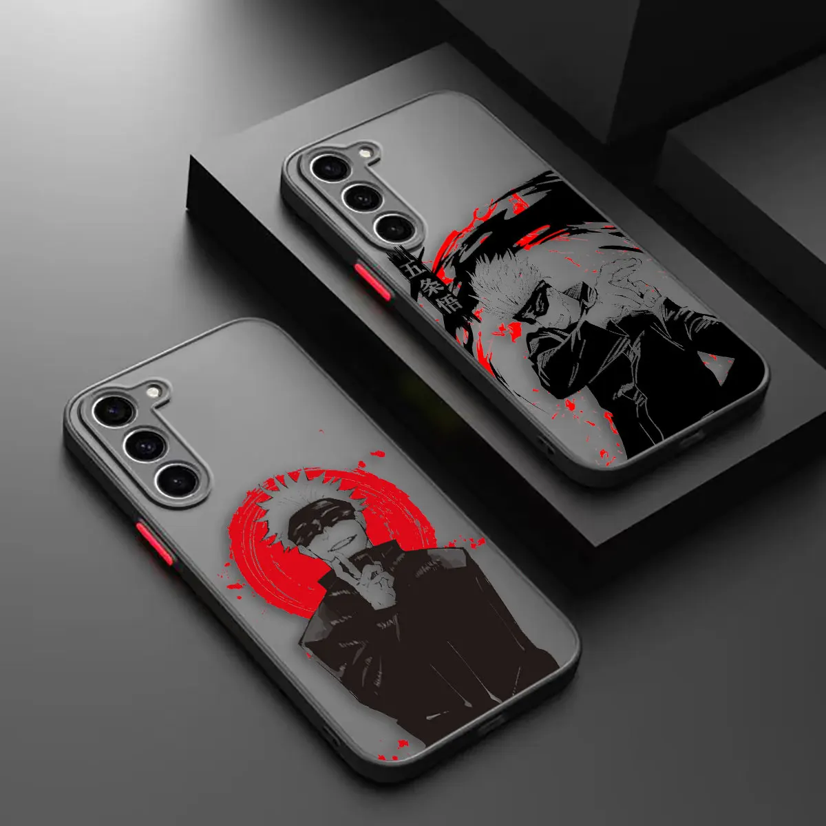 

Satoru Sukuna Jujutsus Kaisens Matte Phone Case For Samsung Galaxy S25 S24 S23 S22 S21 S20 FE S10 S9 S8 PLUS ULTRA Frosted Case