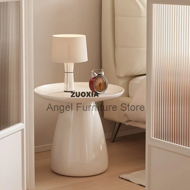 

Minimalist Nordic Coffee Tables Round Plastic White Unique Side Table Living Room Luxury Simple Muebles Hogar Home Furniture