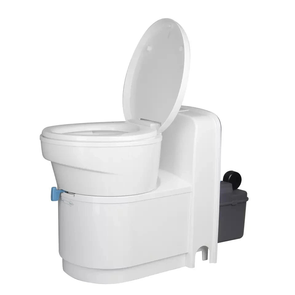 

RV Thetford Dometic Bathroom Rotating WC TOILET With Black Waste Box CASSETTE TOILET W5000