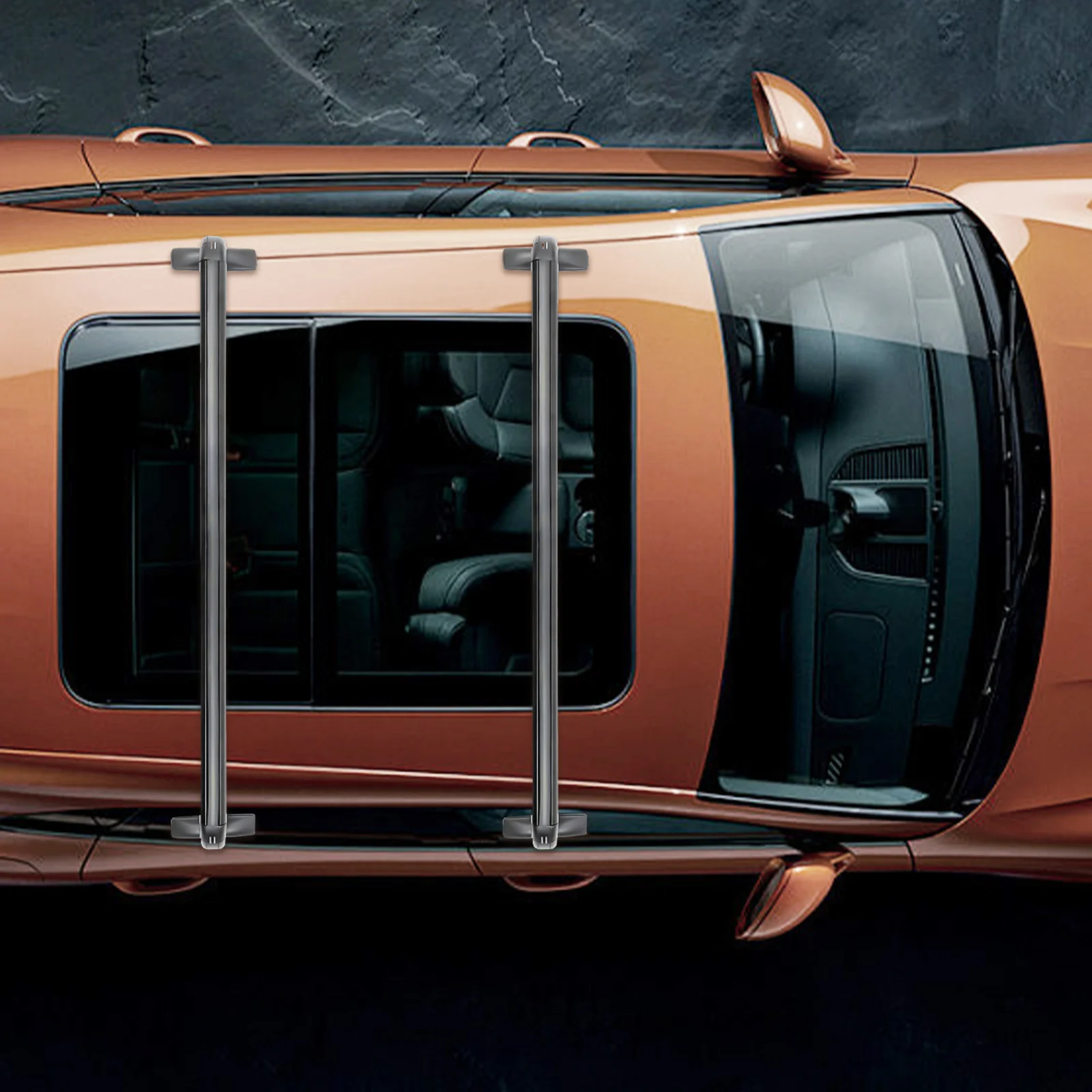 

Bymaocar 2 шт. верхняя перекладина на крышу для Honda Civic 2006-2020 автомобильный верхний багажник на крышу черный универсальный перекладина с замком багажника