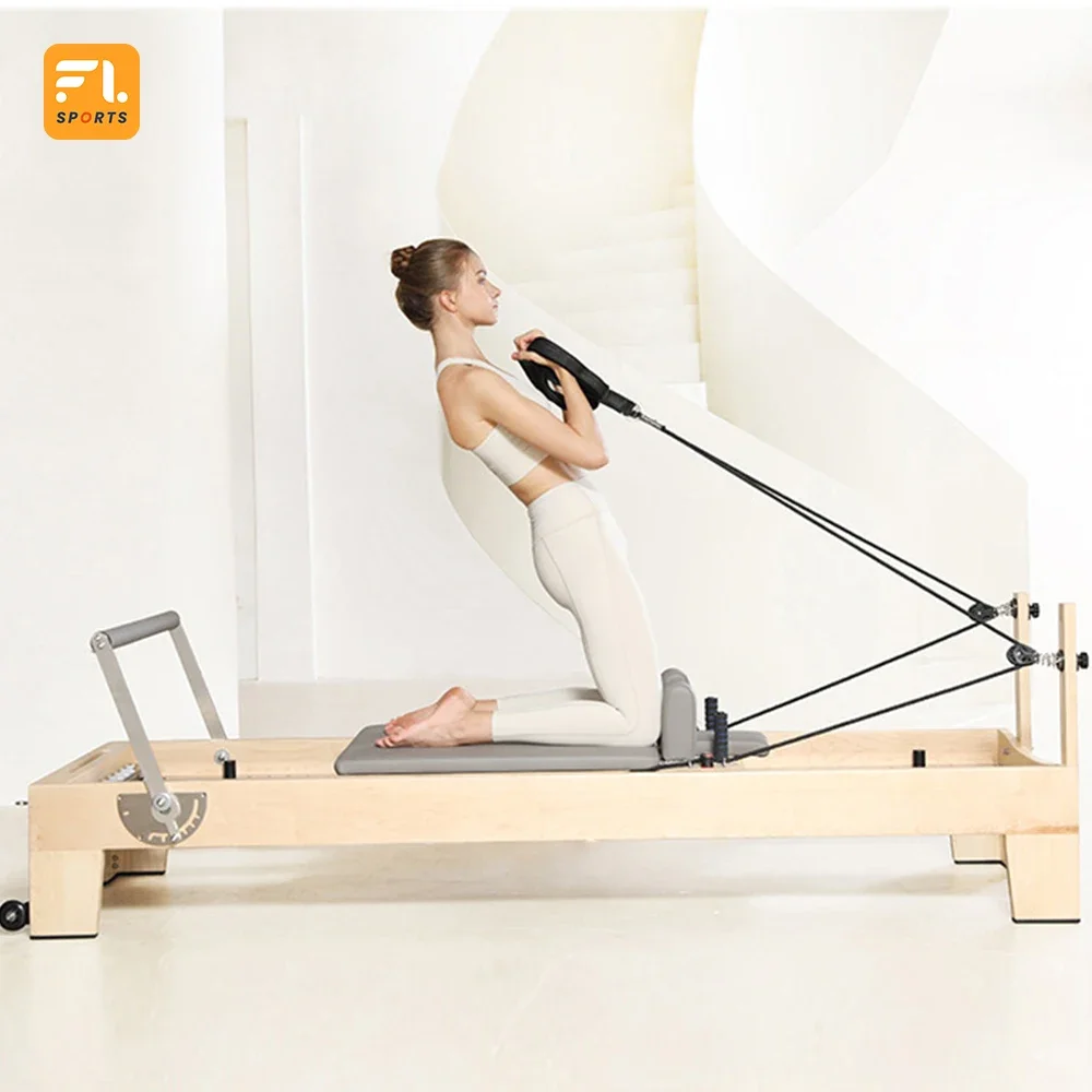 Factory direct selling Pilates five piece set sliding bed yoga gym Pilates reformer is suitable for exercising the whole body