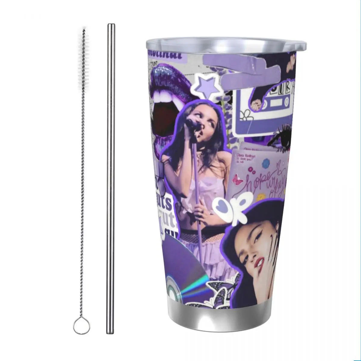 Olivia Vampire Rodrigos Sour, 20 унций, автомобильная кружка большой емкости, герметичная чашка для сока, кофе, пищевой класс