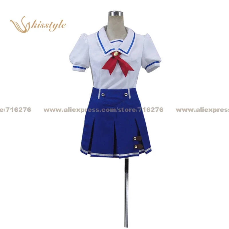 Kisstyle Fashion Aikatsu! Idol Activity Ichigo Hoshimiya Aoi Kiriya Summer Uniform Clothing Cosplay Costume,Customized Accepted