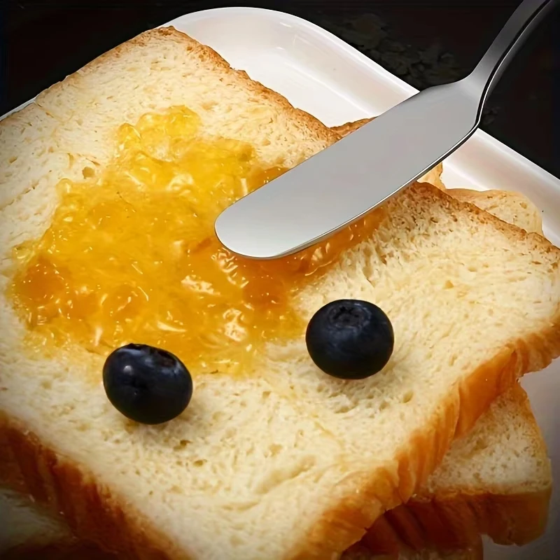 Breakfast Stainless Steel Butter Knife, Multifunctional Cheese Spreader Kitchen Butter Shovel Jam Spreader Tool Utensil