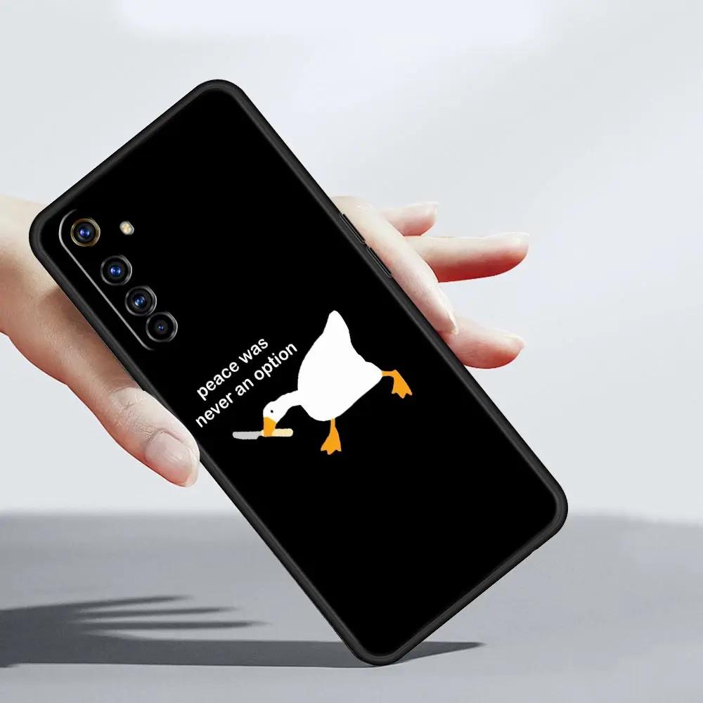 For Realme 10 9 8 5G 7 6 GT2 Pro Plus 9i 8i C21 C11 C25 C35 Cartoon Cute Goose duck Game Phone Case For Realme GT Neo 2 3T Cover