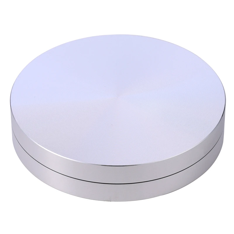 Bandeja giratoria para hornear pasteles, plato giratorio de aleación de aluminio, Base de soporte, rodamiento de Rotor de aluminio, plato giratorio para hornear pasteles, 1 ud.