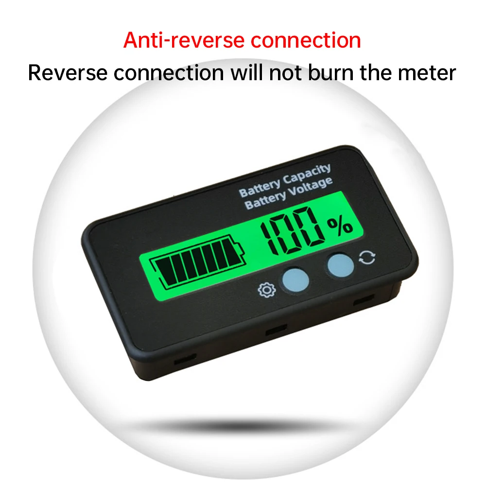 DC6-100V 3-26S Battery Level Percentage Voltage Meter Digital Display Acid/lithium/graphene Battery Universal Battery Tester