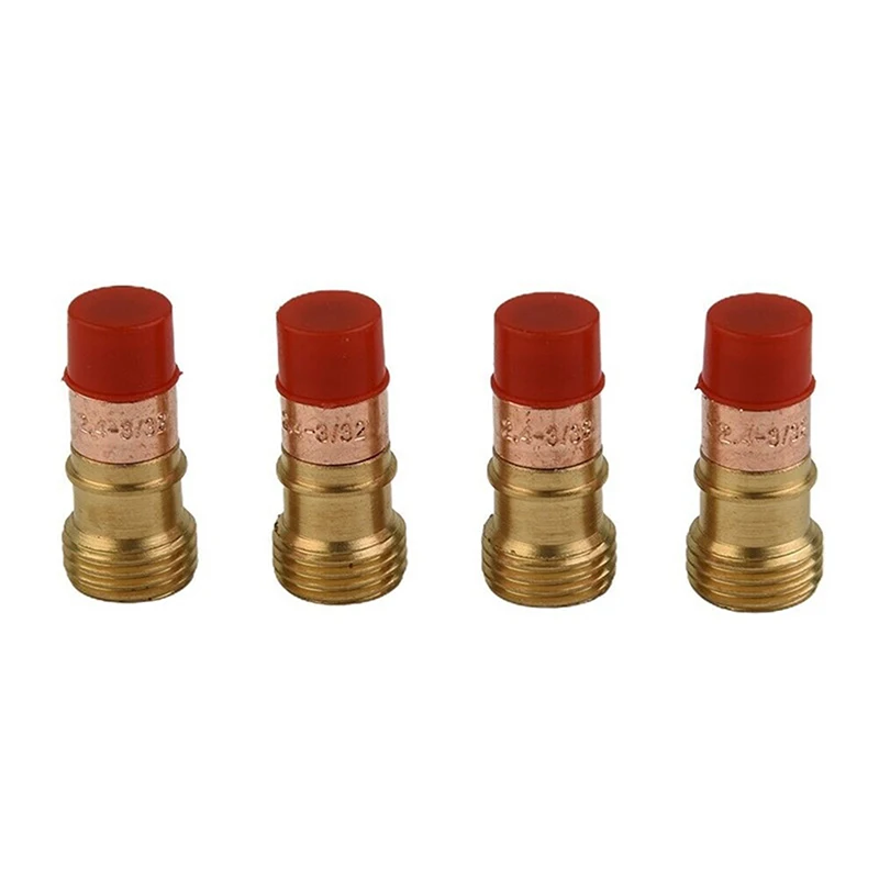 7pcs TIG Welding Torch Stubby Gas Lens #12 Pyrex Glass Cup Contact Tips Kit For WP-17/WP18 WP26 Tool Parts Heat Resistant Cup