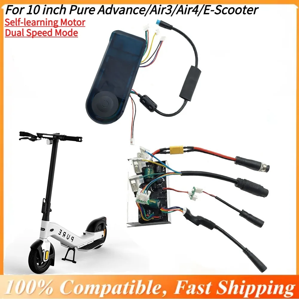 

For 10 Inch Pure Advance/Air3/Air4 Electric Scooter Controller Kit -Self-learning Motor,Dual Speed Mode (25 Km/h To 55 Km/h) Kit