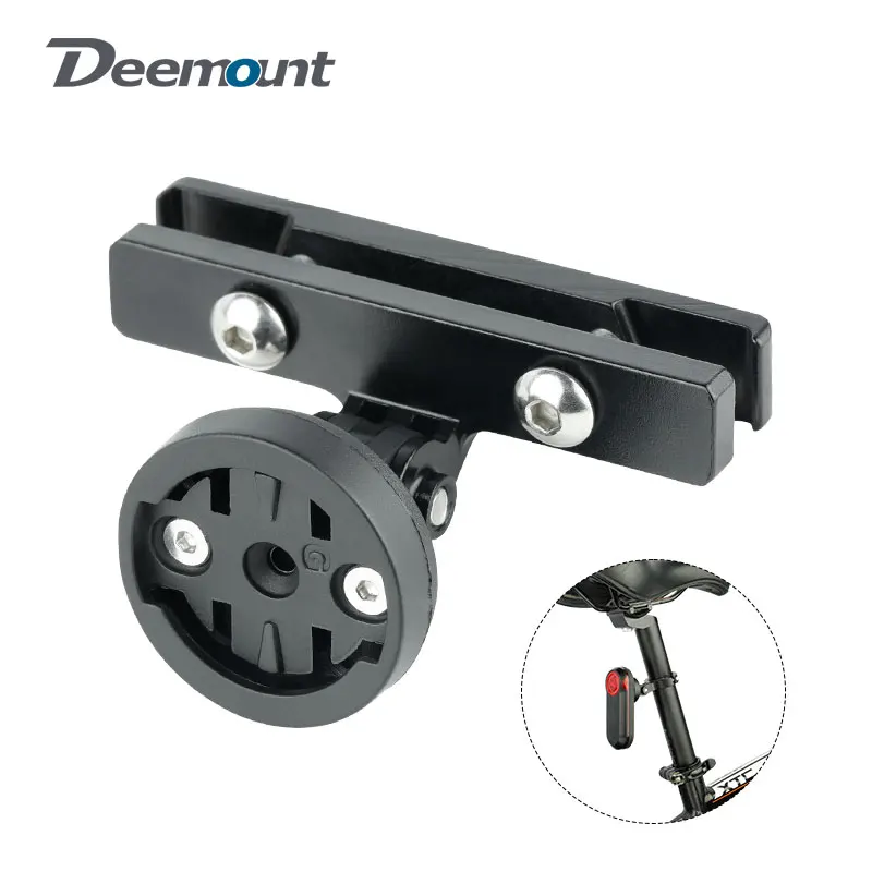 Bicycle Saddle Rail Rear Light Bracket Seatpost Mount LED Lamp Stand for Garmin Varia Radar Rearview RTL510 515 500 Magene L508