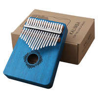 1pc Thumb Piano 17 Keys Wooden Metal Finger Instrument For Beginner Kalimba Portable Practical Creative Gift Instrument