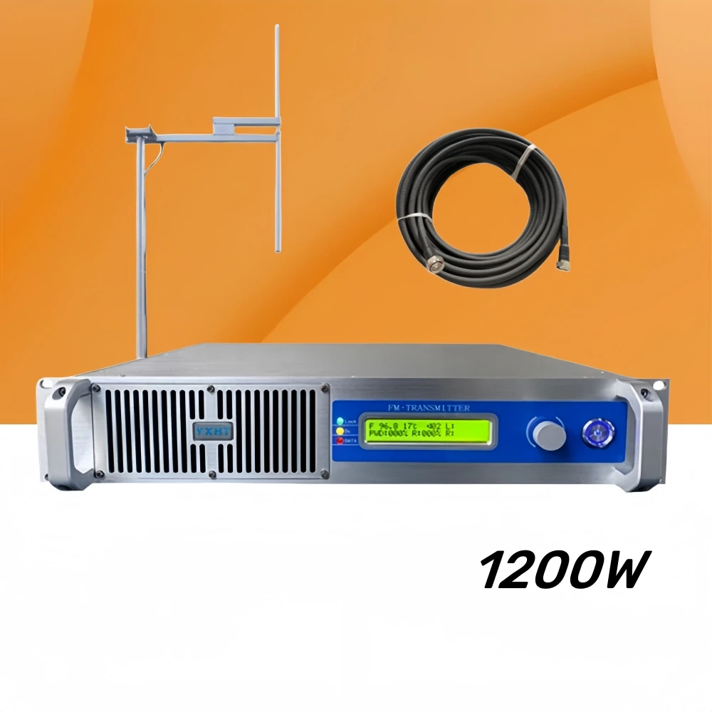 

Trustworthy Full-Set Broadcasting System: YXHT-1 1200W FM Transmitter, 1-Bay Antenna & 30 Meters