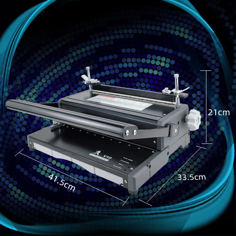 A4 Document Nail Binding Machine 10 Hole Quick Manual Punch for Contracts Binding Office Equipment Supplies