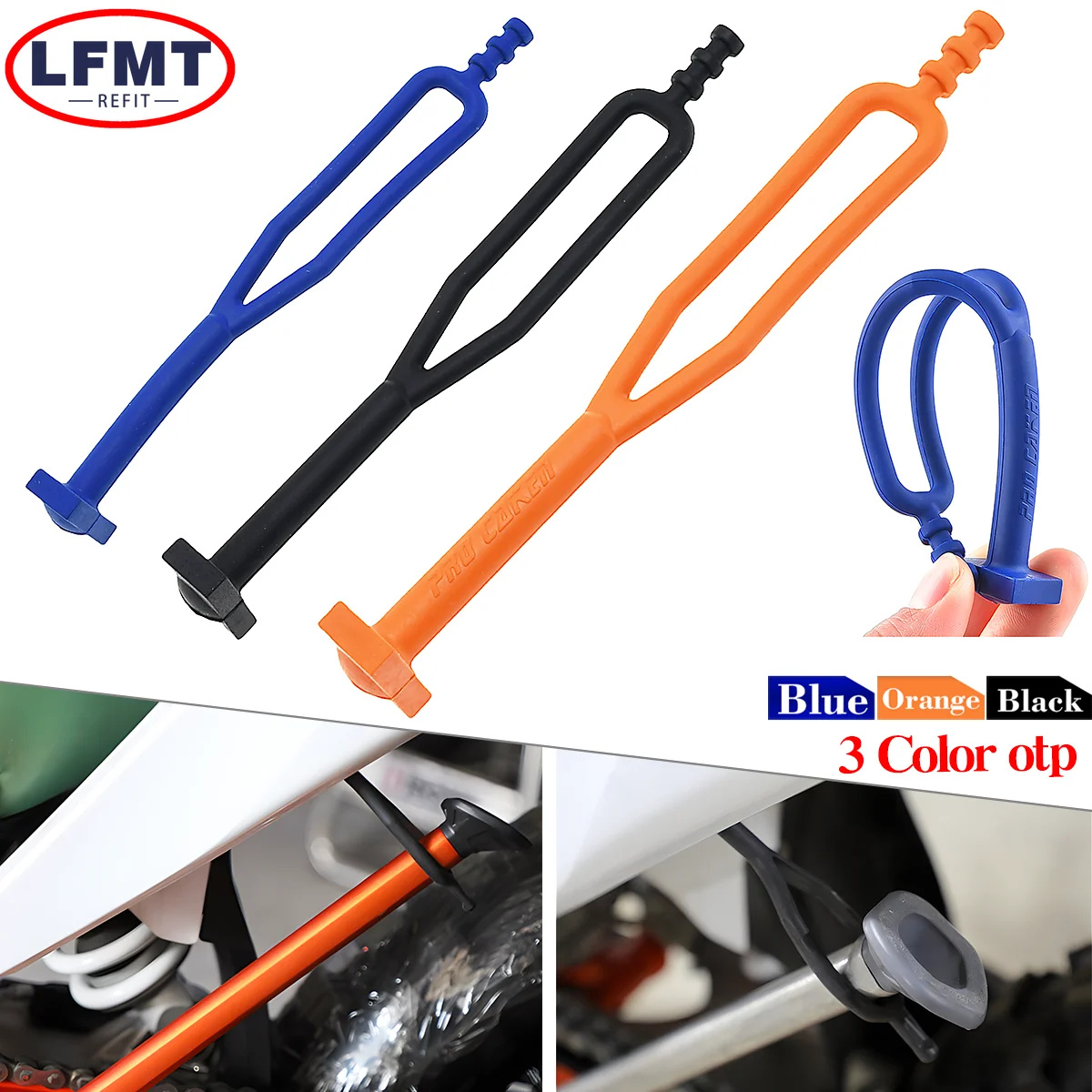 145mm Rubber Kickstand Side Stand Strap For KTM 125 150 250 300 350 450 500 EXC XC-F XC XCF-W EXC-F XC-W TPI Six Days 1998-2023