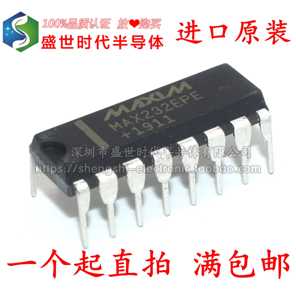 

10 шт./лот MAX232EPE MAX232CPE DIP16 RS-232IC Datasheet - электронный компонент для профессионального использования