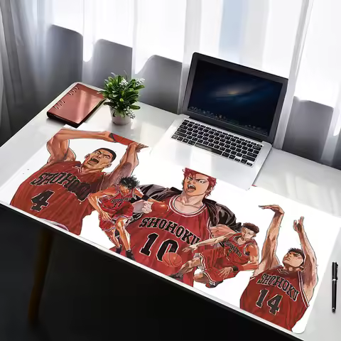 Mouse Pad PC Non Slip Rubber Anime Mousepad Laptop Gamer Cabinet S-slam Dunk Keyboard Pad Office Computer Gaming Desk Mouse Mat