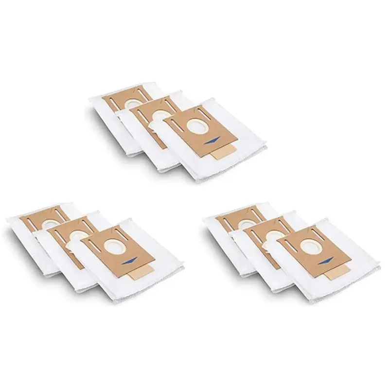 A7THK-9X Disposable Dust Bag For ECOVACS Deebot 2.5L Auto-Empty Station, Works With T8 AIVI And T8