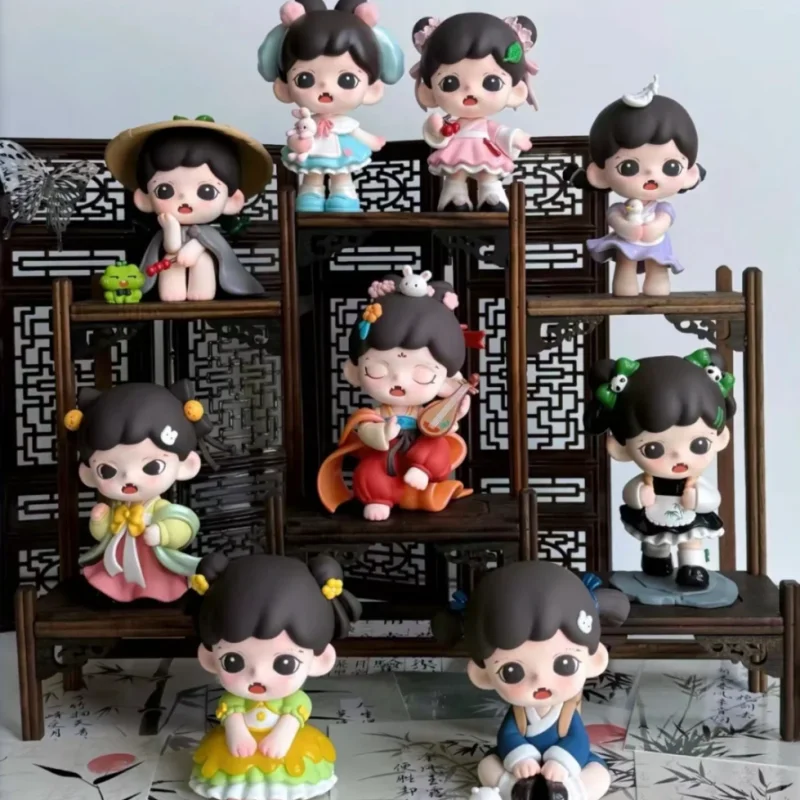 

Genuine Zoraa V3 Linglong Fu Blind Box Action Figure Series Adorable Collectible Ornaments with No Taboos Mysterious Box toys