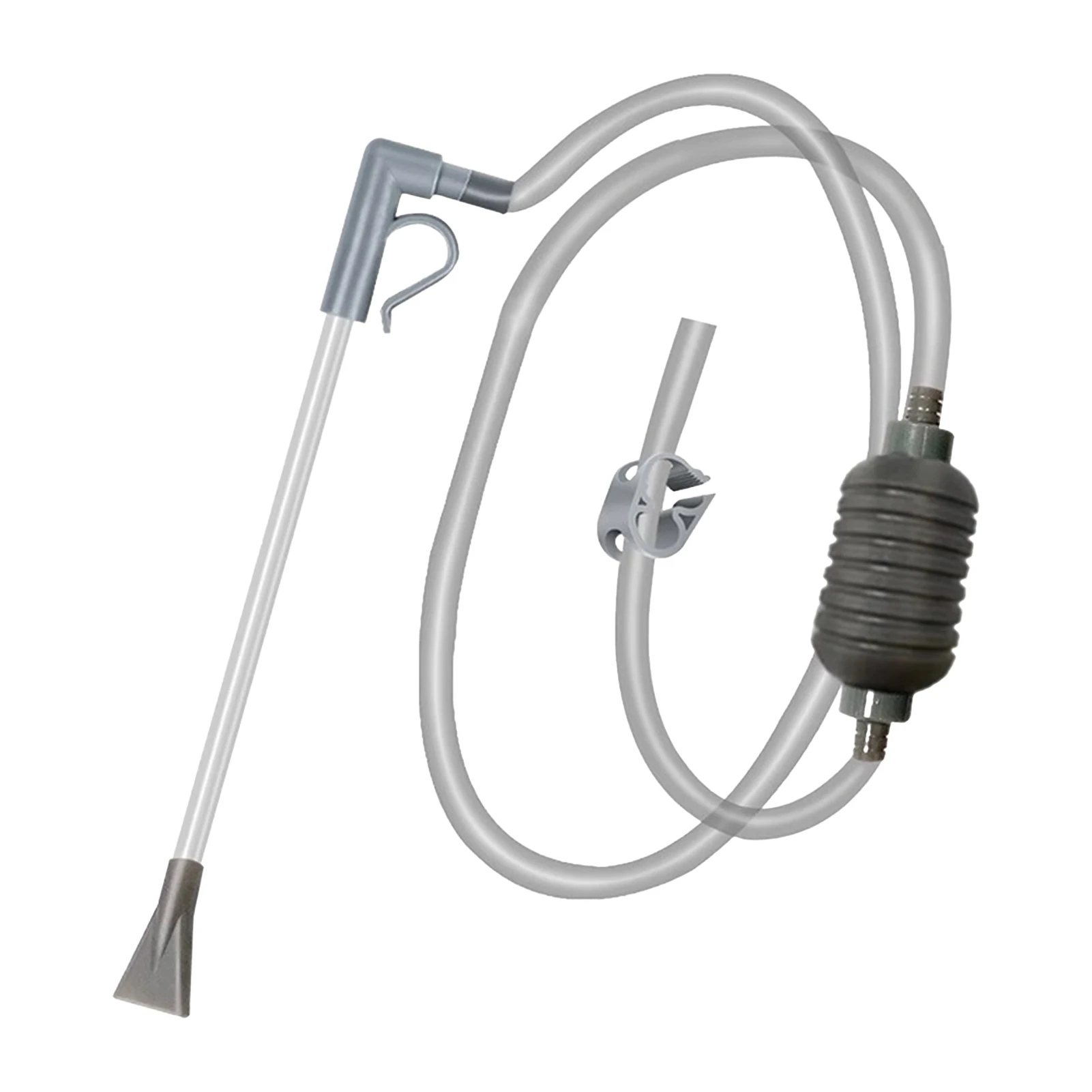 1.9/2.5m Fish Tank Water Changer Air Pump Cleaning Tool Handheld Aquarium Gravel Cleaner Vacuum Siphon Pump With Filter Nozzle