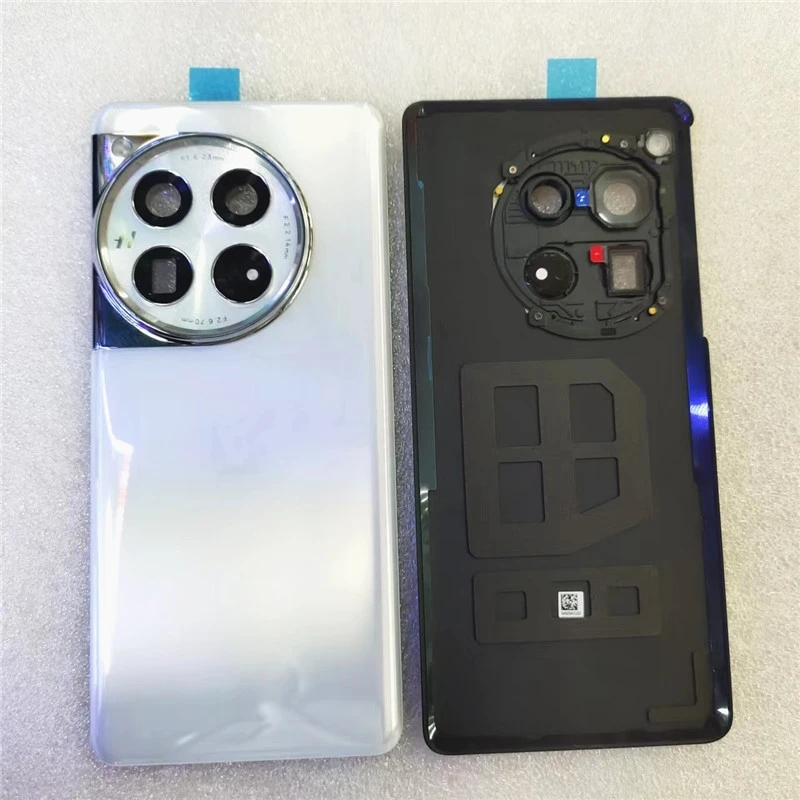 A+++ Glass Battery Cover For OnePlus 12 Hard Back Door Lid Rear Housing Panel Case With Camera Lens