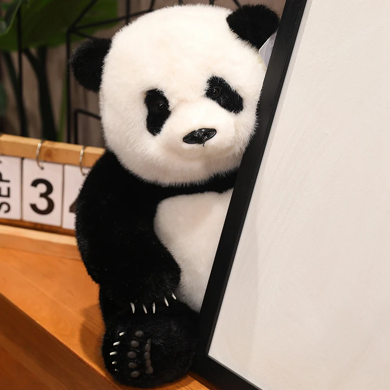 33cm Simulation Real Life Star Riesen Panda Huahua Plüschtiere Puppe niedlichen Stofftiere weichen Bären Panda Spielzeug für Kinder Geburtstags geschenk