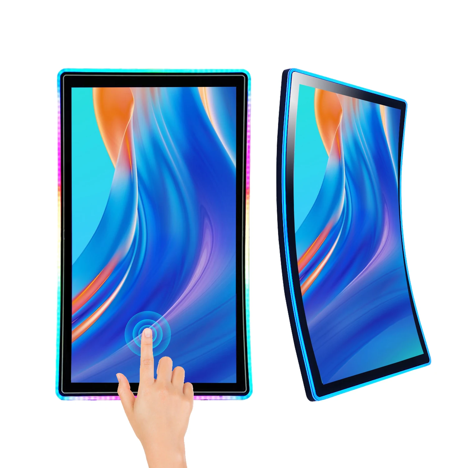 

Factory Price 23.6-55" 10 Point Curved Capacitive Touch Screen Lcd Display Mo/nitor for Personal/industrial/digital Display