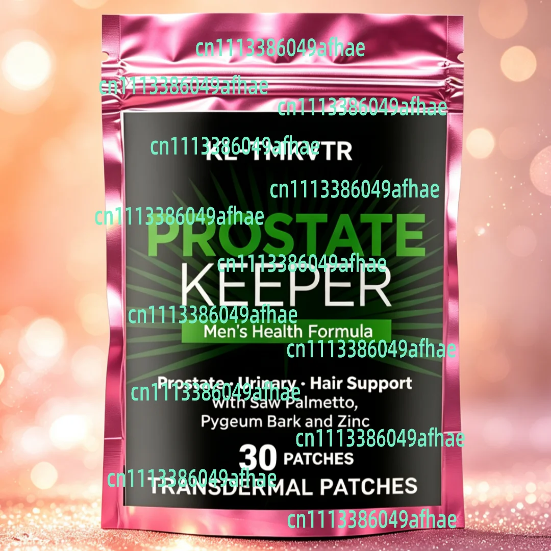 30 Patches Prostate Support Transdermal Patches For Men With Saw Palmetto Urinary Tract And Hair Growth, Dht Blocker