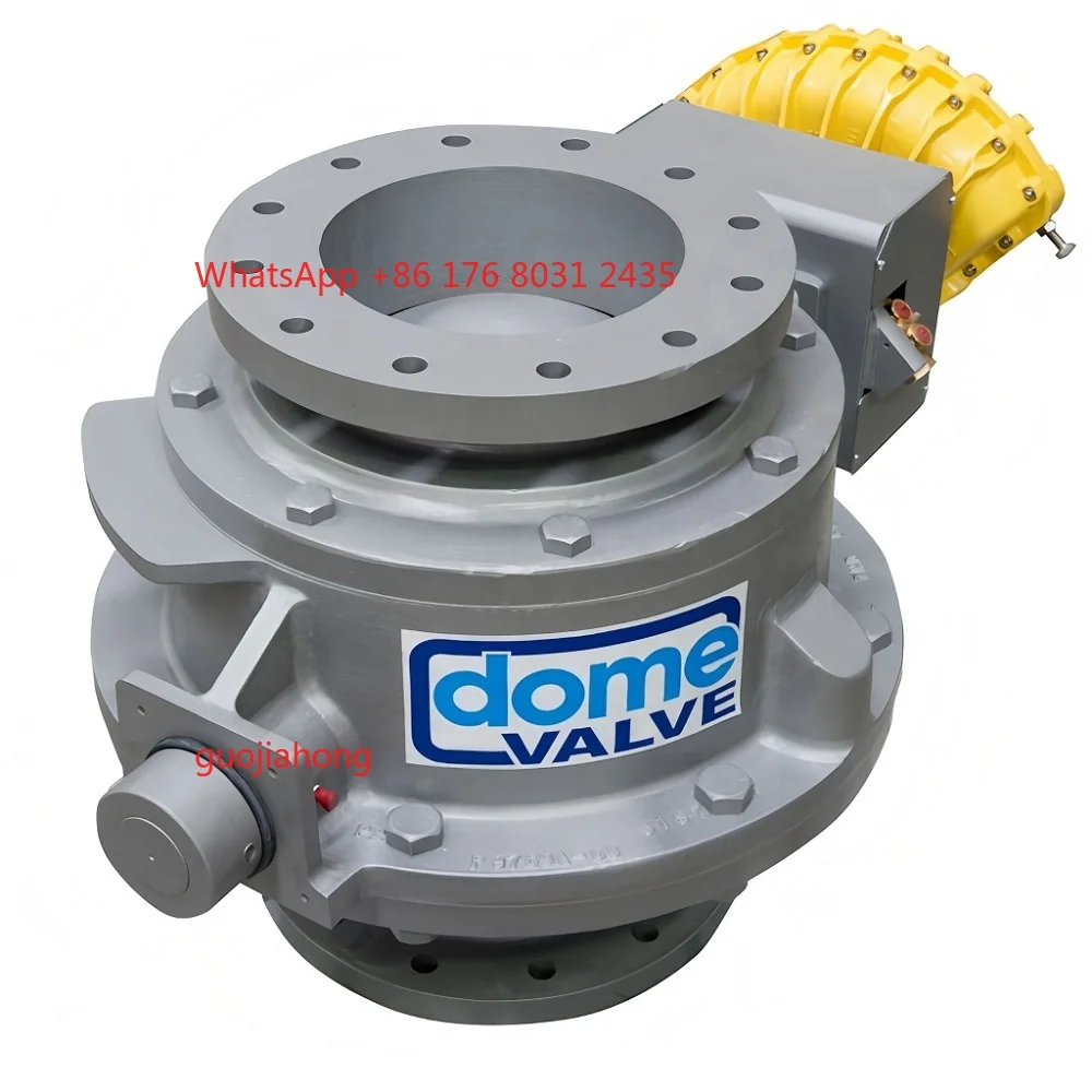 

Pneumatic Ball Valves Dome Valve for Ash Intake Featuring Shutoff Structure