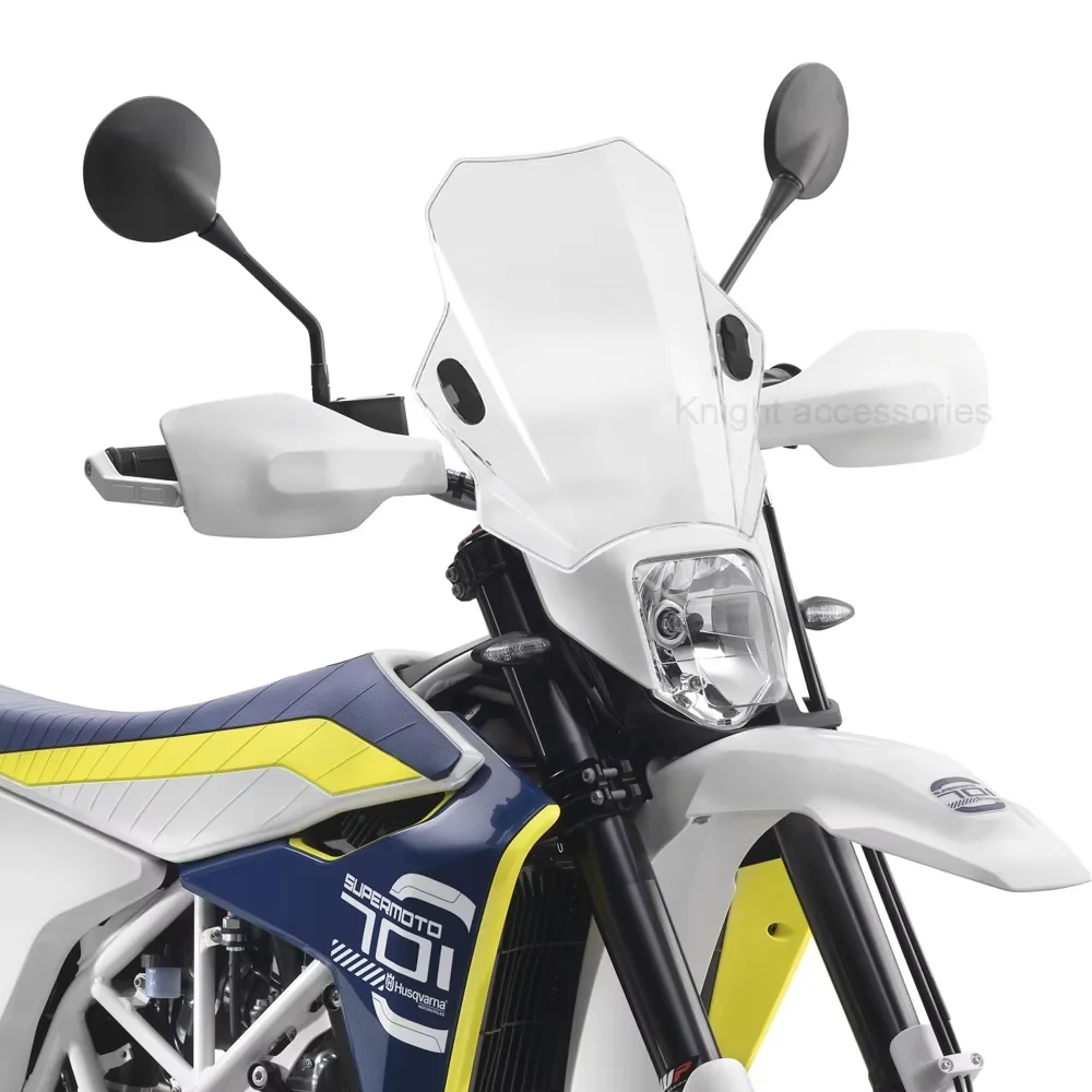 

Для Husqvarna 701 SUPERMOTO и ENDURO универсальное лобовое стекло мотоцикла, стеклянная крышка, дефлектор экрана, аксессуары для мотоциклов