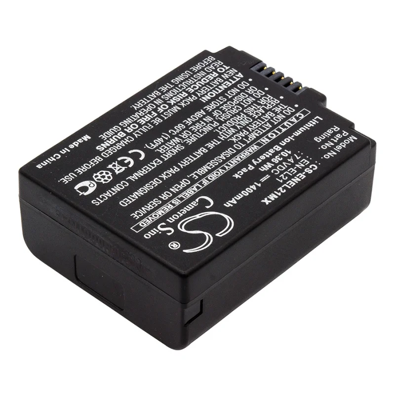 Li-ion Camera Battery for Nikon,7.4v,1400mAh,1 V2,EN-EL21