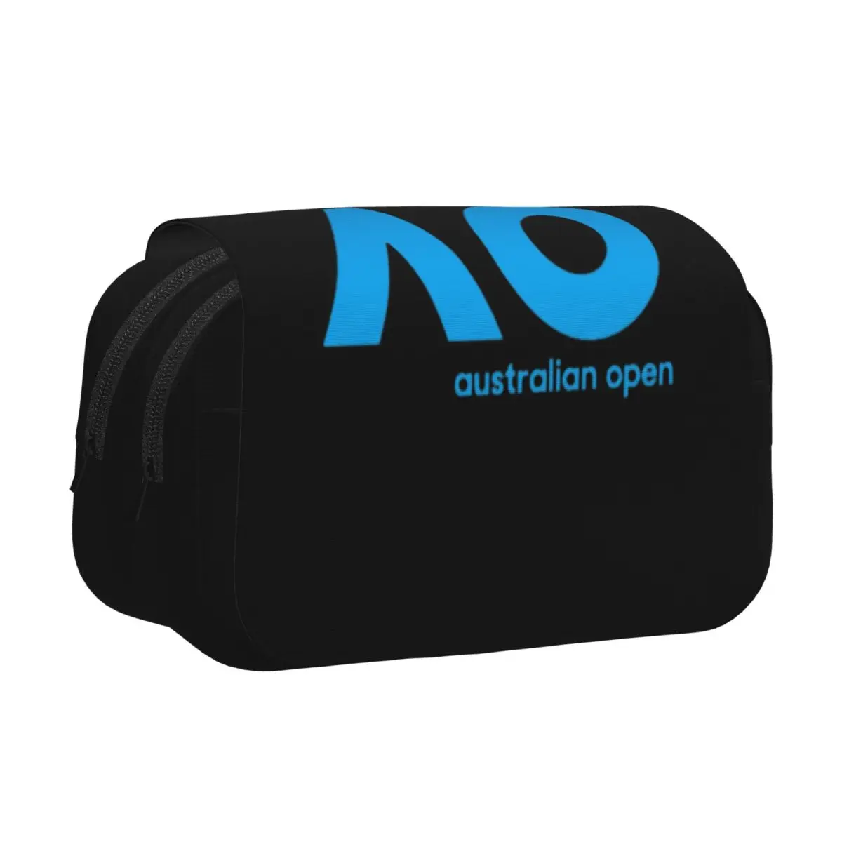 Australian Open AO (Blue Version) Pencil Case Pen Holder Hard Shell Leather Large Capacity Pen Box Pencil Bag for Students Gifts